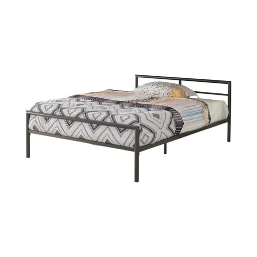 Fisher Full Metal Bed Gunmetal - imattress & ifurniture (FL)