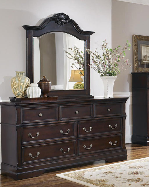 Cambridge Carved Dresser Mirror Cappuccino - imattress & ifurniture (FL)