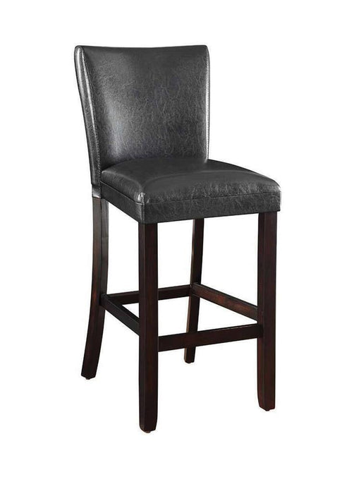 Alberton Upholstered Bar Stools Black and Cappuccino (Set of 2) - imattress & ifurniture (FL)