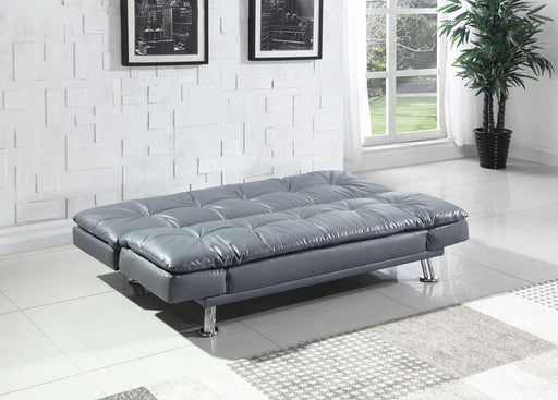 Dilleston Tufted Back Upholstered Sofa Bed Grey - imattress & ifurniture (FL)