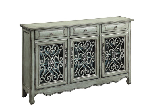 Madeline 3-door Accent Cabinet Antique Green - imattress & ifurniture (FL)