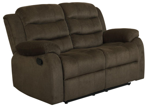 Rodman Pillow Top Arm Motion Loveseat Olive Brown - imattress & ifurniture (FL)