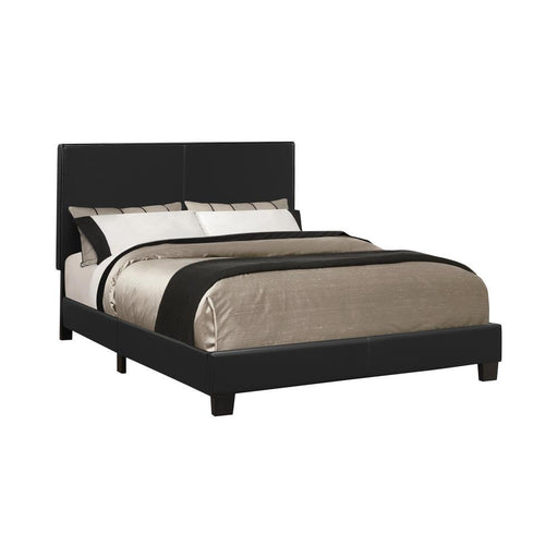 Mauve Full Upholstered Bed Black - imattress & ifurniture (FL)