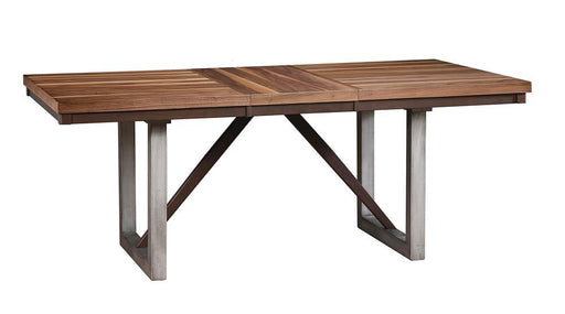 Spring Creek Dining Table with Extension Leaf Natural Walnut - imattress & ifurniture (FL)