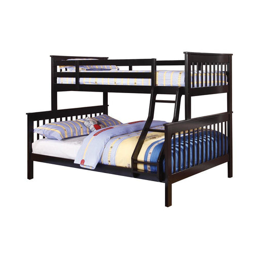 Chapman Twin Over Full Bunk Bed Black - imattress & ifurniture (FL)