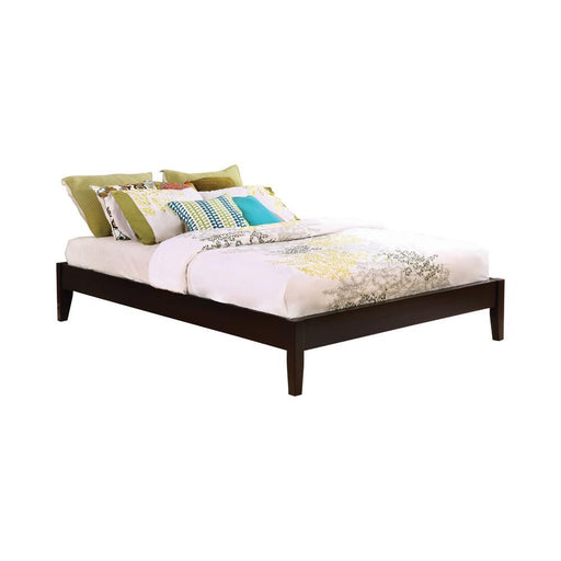 Hounslow California King Universal Platform Bed Cappuccino - imattress & ifurniture (FL)