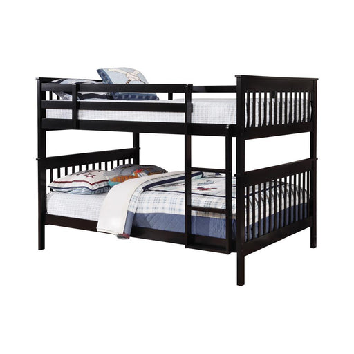 Chapman Full Over Full Bunk Bed Black - imattress & ifurniture (FL)