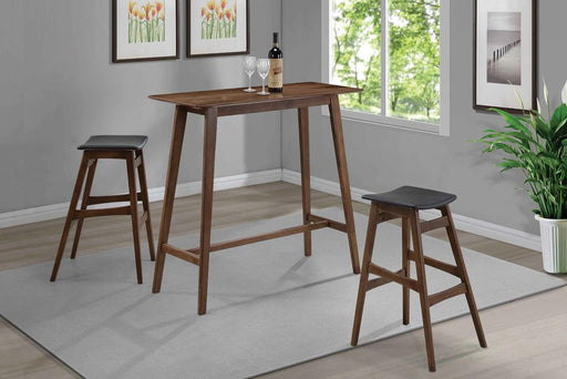 Finnick Rectangular Bar Table Walnut - imattress & ifurniture (FL)