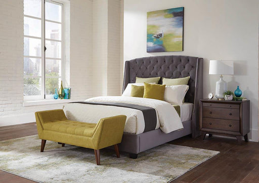 Pissarro California King Tufted Upholstered Bed Grey - imattress & ifurniture (FL)