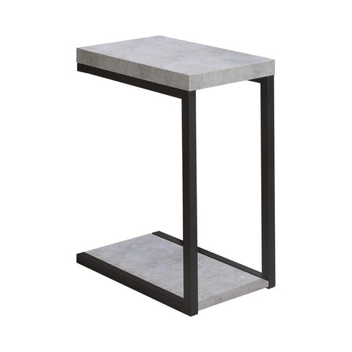 Beck Accent Table Cement and Black - imattress & ifurniture (FL)