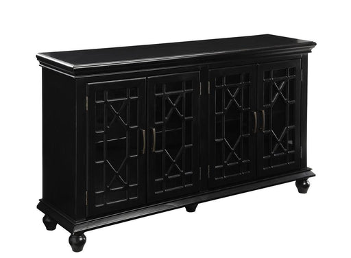 Kovu 4-door Accent Cabinet Black - imattress & ifurniture (FL)