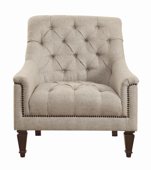 Avonlea Sloped Arm Upholstered Chair Grey - imattress & ifurniture (FL)