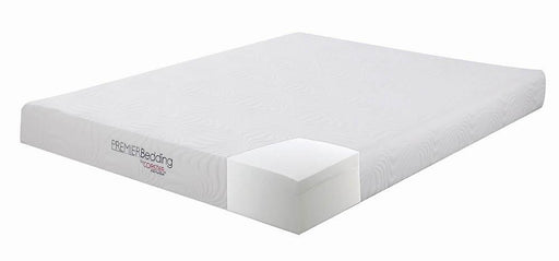 Keegan Full Memory Foam Mattress White - imattress & ifurniture (FL)