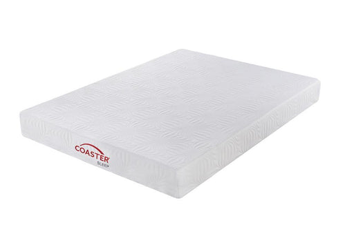 Keegan Twin Memory Foam Mattress White - imattress & ifurniture (FL)