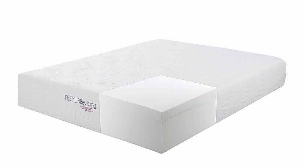 Ian Queen Memory Foam Mattress White - imattress & ifurniture (FL)