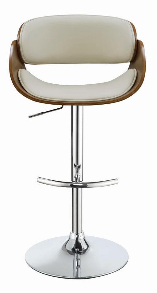 Dana Adjustable Bar Stool Ecru and Chrome - imattress & ifurniture (FL)