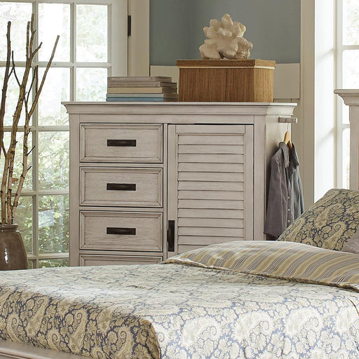 Franco 5-drawer Chest Antique White - imattress & ifurniture (FL)