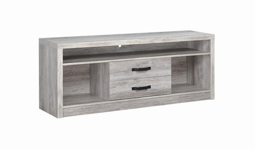 Burke 2-drawer TV Console Grey Driftwood - imattress & ifurniture (FL)