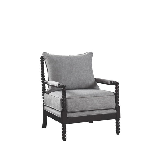 Blanchett Cushion Back Accent Chair Grey and Black - imattress & ifurniture (FL)