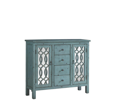 Rue 4-drawer Accent Cabinet Antique Blue - imattress & ifurniture (FL)