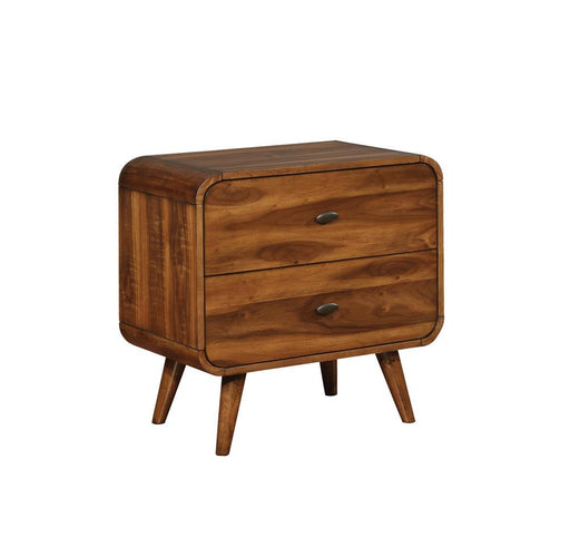 Robyn 2-drawer Nightstand Dark Walnut - imattress & ifurniture (FL)