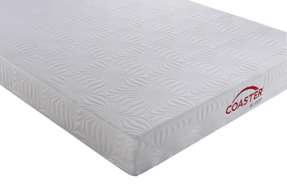 Keegan Twin Memory Foam Mattress White - imattress & ifurniture (FL)