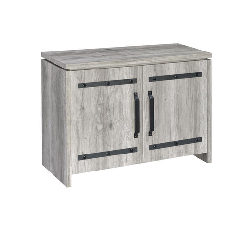 Enoch 2-door Accent Cabinet Grey Driftwood - imattress & ifurniture (FL)