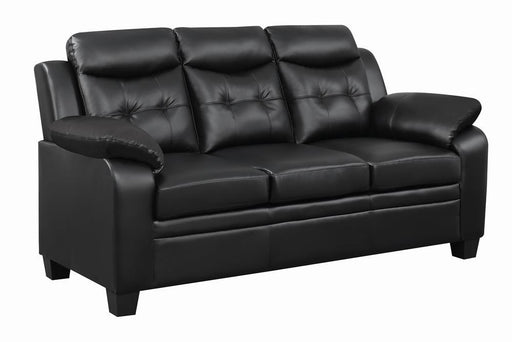 Finley Tufted Upholstered Sofa Black - imattress & ifurniture (FL)