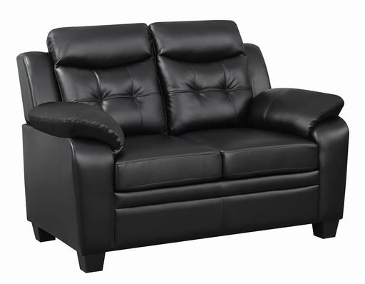 Finley Tufted Upholstered Loveseat Black - imattress & ifurniture (FL)