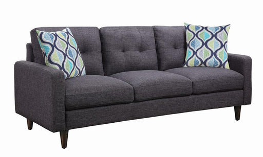 Watsonville Tufted Back Sofa Grey - imattress & ifurniture (FL)