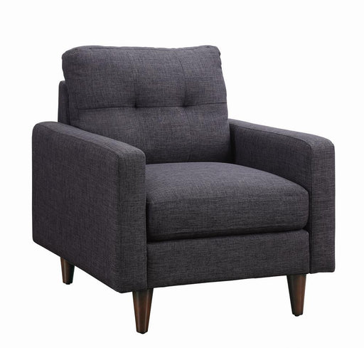 Watsonville Tufted Back Chair Grey - imattress & ifurniture (FL)