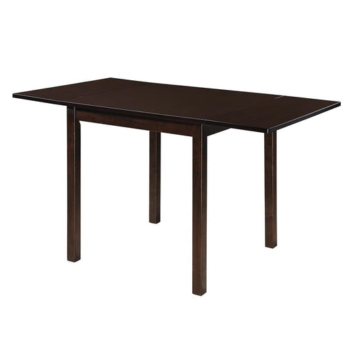 Kelso Rectangular Dining Table with Drop Leaf Cappuccino - imattress & ifurniture (FL)