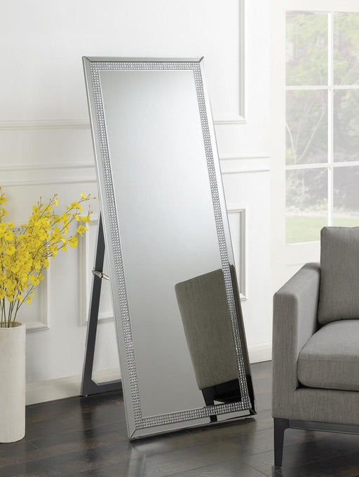 Giddish Cheval Floor Mirror Silver - imattress & ifurniture (FL)