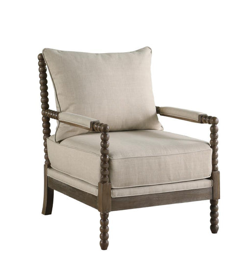 Blanchett Cushion Back Accent Chair Beige and Natural - imattress & ifurniture (FL)