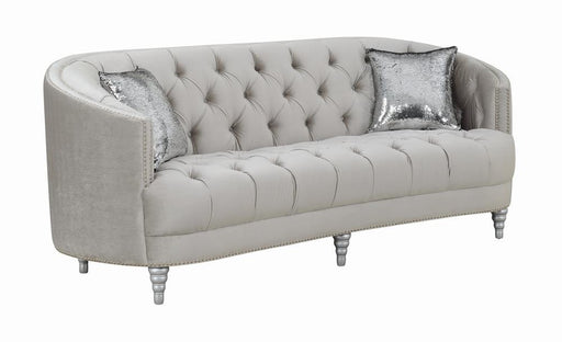 Avonlea Sloped Arm Tufted Sofa Grey - imattress & ifurniture (FL)