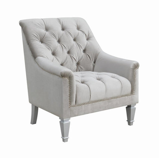 Avonlea Sloped Arm Tufted Chair Grey - imattress & ifurniture (FL)