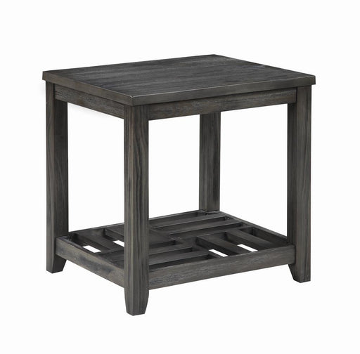 Cliffview 1-shelf Rectangular End Table Grey - imattress & ifurniture (FL)