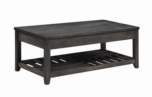 Cliffview Lift Top Coffee Table with Storage Cavities Grey - imattress & ifurniture (FL)