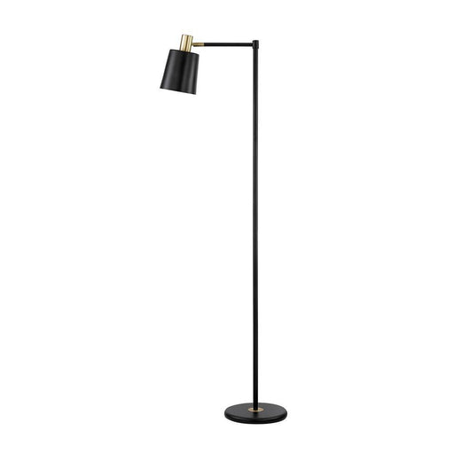 Rhapsody 1-light Floor Lamp with Horn Shade Black - imattress & ifurniture (FL)