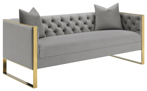 Eastbrook Tufted Back Sofa Grey - imattress & ifurniture (FL)