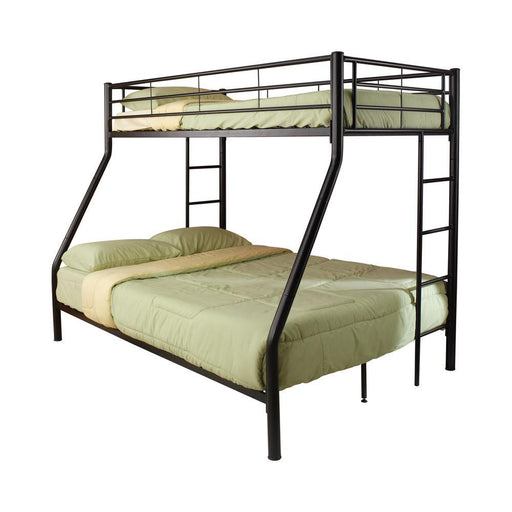 Hayward Twin Over Full Bunk Bed Black - imattress & ifurniture (FL)