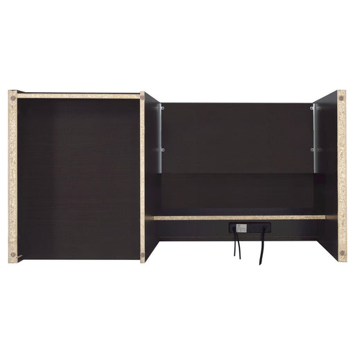 Halston Rectangular Connect-it Office Desk Cappuccino - imattress & ifurniture (FL)