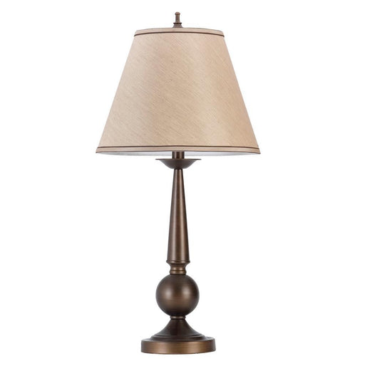 Ochanko Cone shade Table Lamps Bronze and Beige (Set of 2) - imattress & ifurniture (FL)