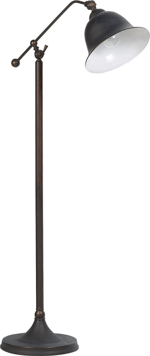 Eduardo Bell Shade Floor Lamp Dark Bronze - imattress & ifurniture (FL)