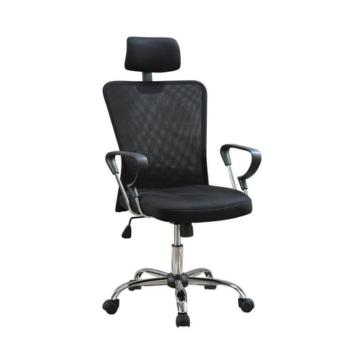 Stark Mesh Back Office Chair Black and Chrome - imattress & ifurniture (FL)