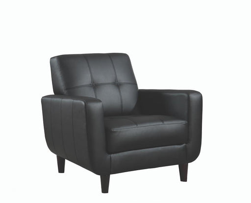 Aaron Padded Seat Accent Chair Black - imattress & ifurniture (FL)