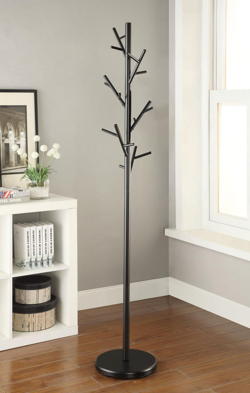 Clover 18-Hook Coat Rack Black - imattress & ifurniture (FL)