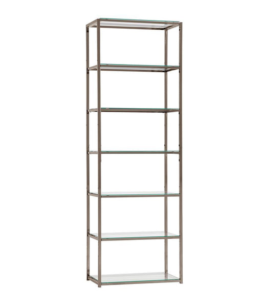 Kate 6-shelf Bookcase Black Nickel - imattress & ifurniture (FL)