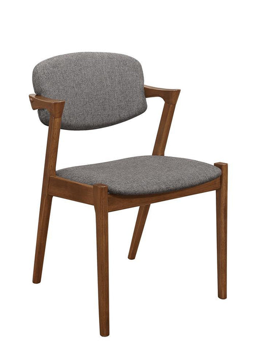 Malone Dining Side Chairs Grey and Dark Walnut (Set of 2) - imattress & ifurniture (FL)