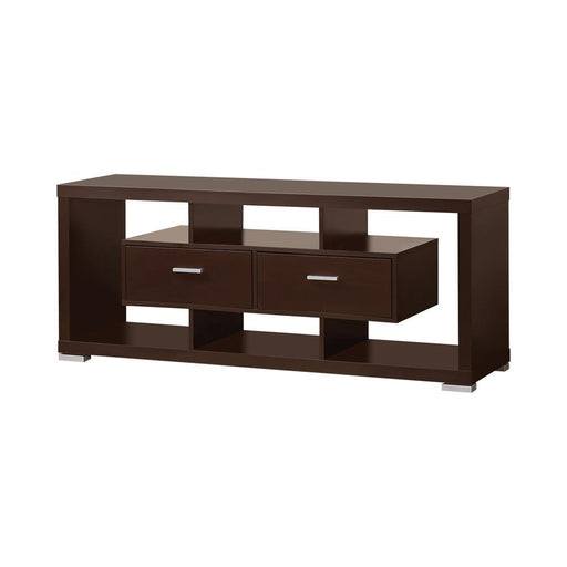 Darien 2-drawer Rectangular TV Console Cappuccino - imattress & ifurniture (FL)